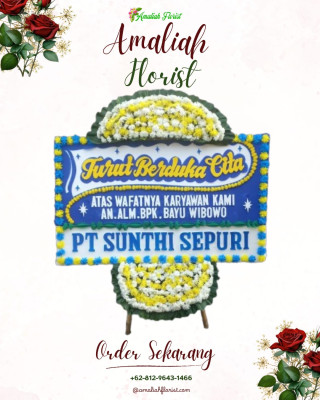 Papan Bunga Duka di Pluit