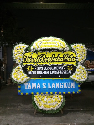 Papan Bunga Duka di Pluit