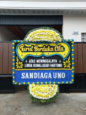 Papan Bunga Duka di Pluit